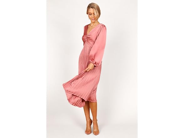 Petal & Pup (S) Noelle Twist Front Pleated Dress