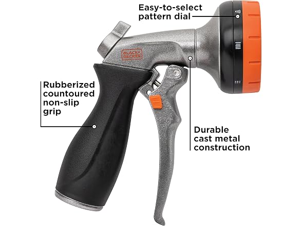 Black + Decker® 8-Pattern Zinc Front