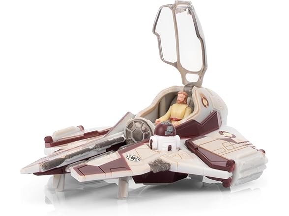 Jazwares Star Wars Micro Galaxy Squadron Jedi Interceptor Mystery Bundle 