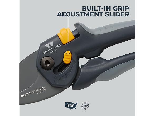 Woodland Tools Co. Heavy Duty Bypass Pruning Shears – 5/8"