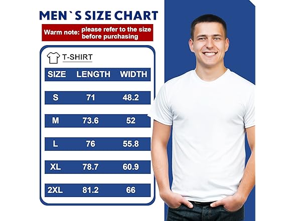 6-Pack Men's White Blank Crew T-Shirts