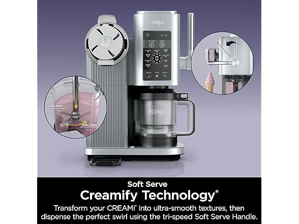 (NEW!) Ninja CREAMi Scoop & Swirl Ice Cream Maker