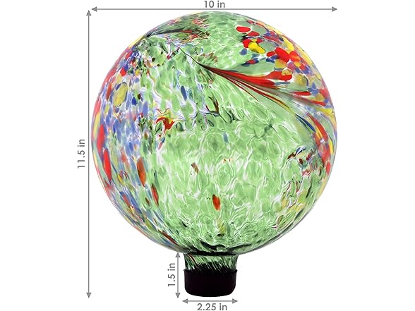 Sunnydaze 10-Inch Gazing Ball Set of 2
