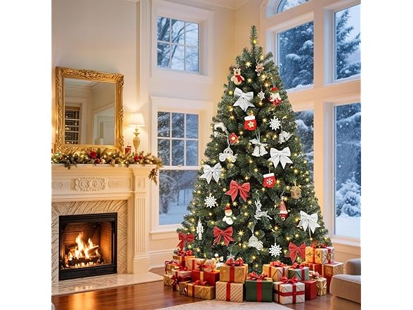 KISIQI 7.5 Feet Christmas Tree