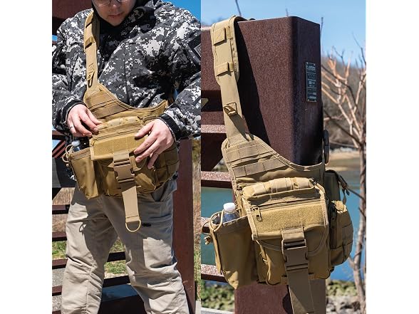 Rothco Advanced Tactical Bag - Durable EDC Brown