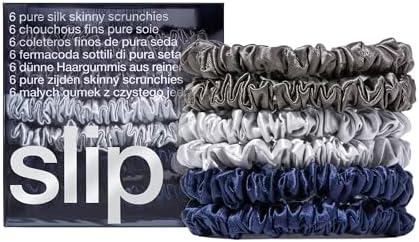 skinny scrunchies - set of 6