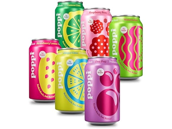 Poppi Party Starters Variety, 12pk