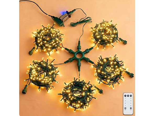hakol750 LED 245FT Star String Lights Warm