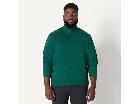 Amazon Essentials Men's Zip-Up Gym Workout Jacket