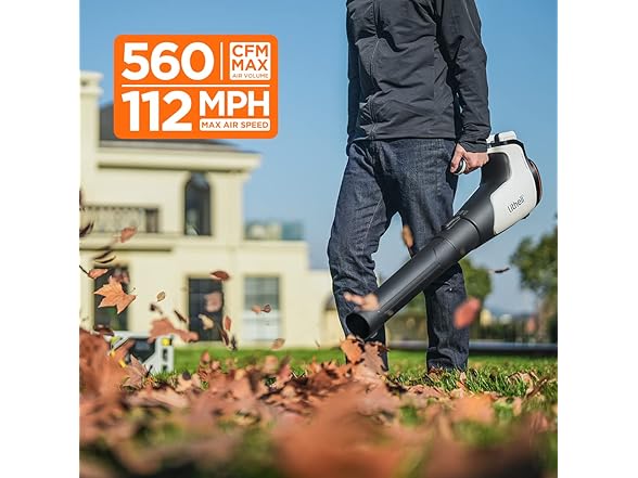 Litheli 2x20V 560CFM Brushless Leaf Blower, U20