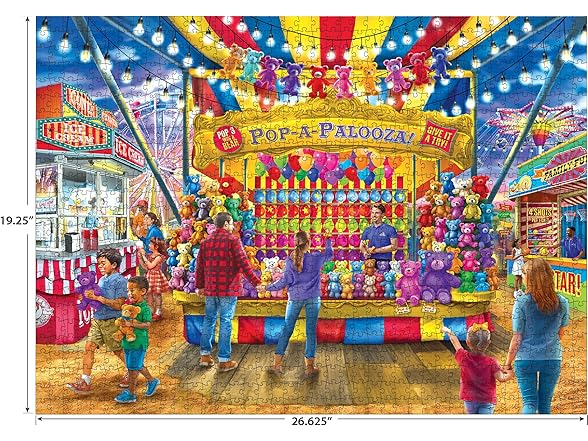 RoseArt - Bigelow Country - Fair Games 1000 Pc Puzzle