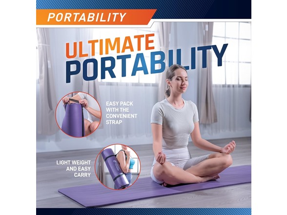 Circuit Fitness 12mm Exercise Yoga Mat