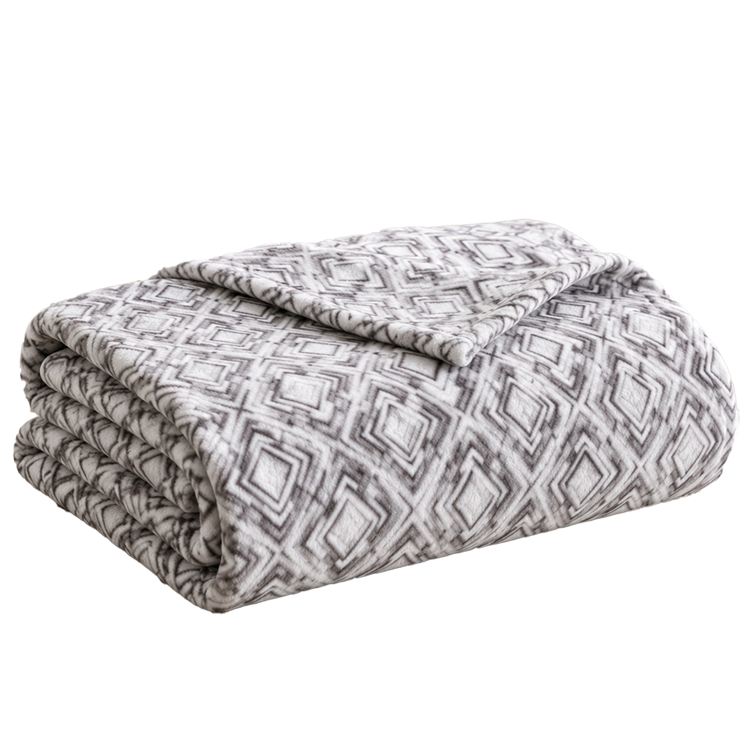 50 x 60 Gray Geometric Blanket - Gallery 4