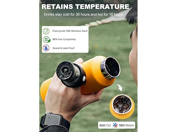 RevoMax 20oz Insulated Water Bottle