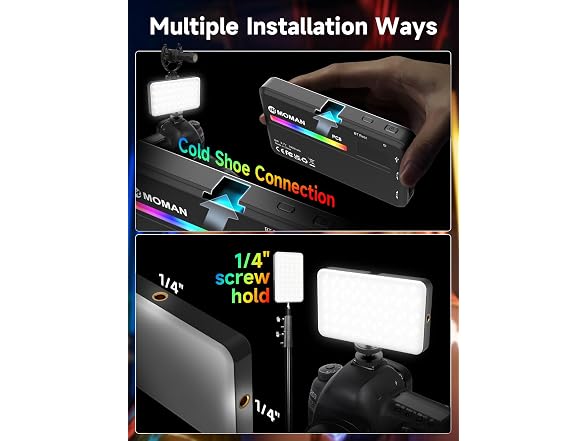 Moman LED Camera Light
