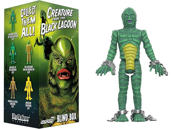 Super7 Creature from the Black Lagoon Blind Box Flat 12PK