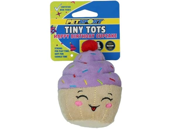 PetSport Tiny Tots, Happy Birthday Cupcake