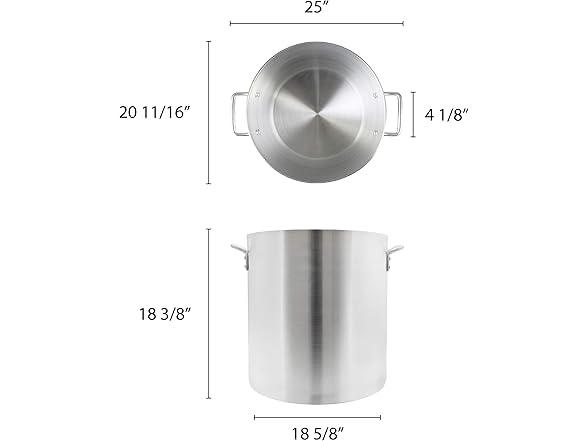 Thunder Group Aluminum Stock Pot