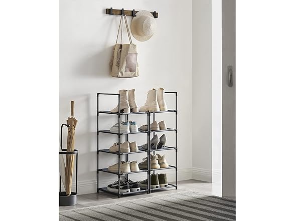 SONGMICS Shoe Rack, 10-Tier Shoe Shelf