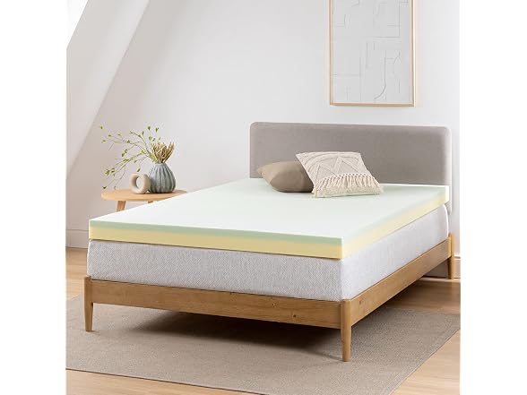 Zinus Green Tea Memory Foam Mattress Toppers, Twin