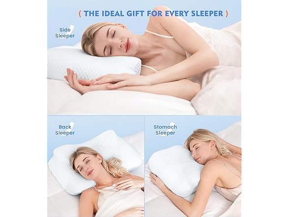 Cervical Bed Pillow for Neck Pain Relief