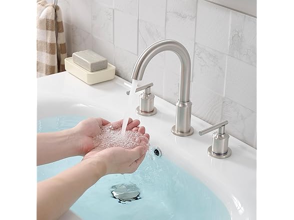 LEQ Bathroom Faucet for Sink 3 Hole