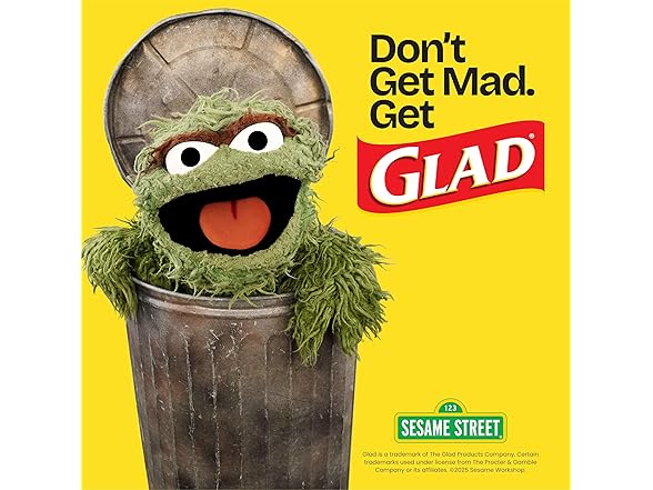 Glad Kitchen Trash Bags 13 Gal, 110 Count