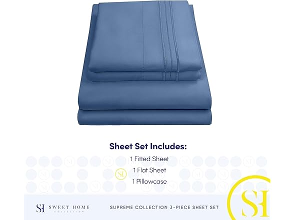 Sweet Home Collection Twin XL Sheets