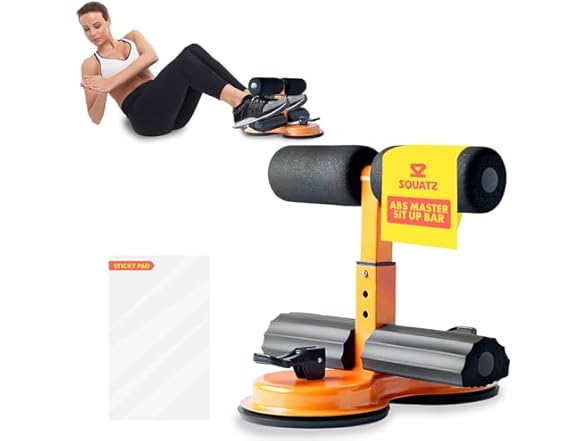 SQUATZ Portable Sit Up Bar Floor Holder