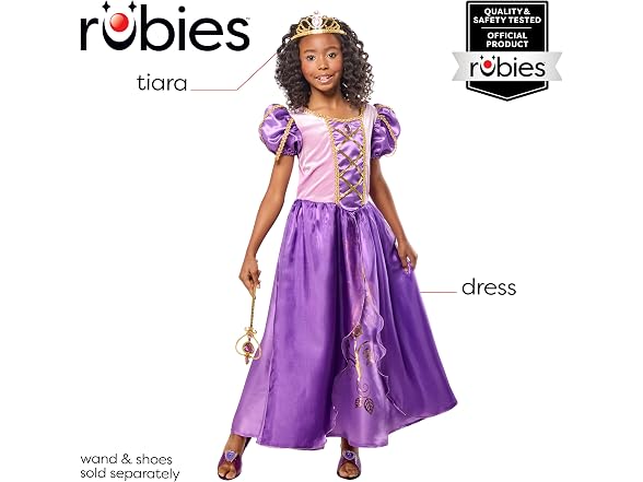 Rubies Royal Princess Costume Dress for Kids, Small