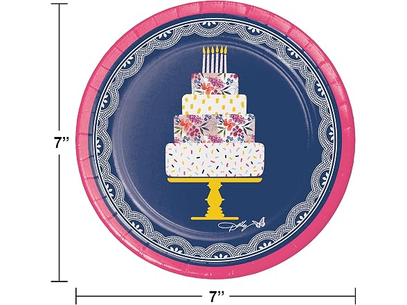 Dolly Parton Celebrate Floral Party Supplies Kit, Serves 8