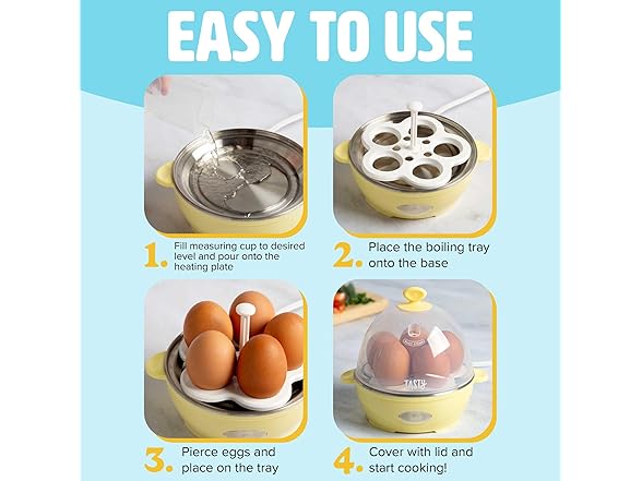 Tasty Mini Rapid Egg Cooker