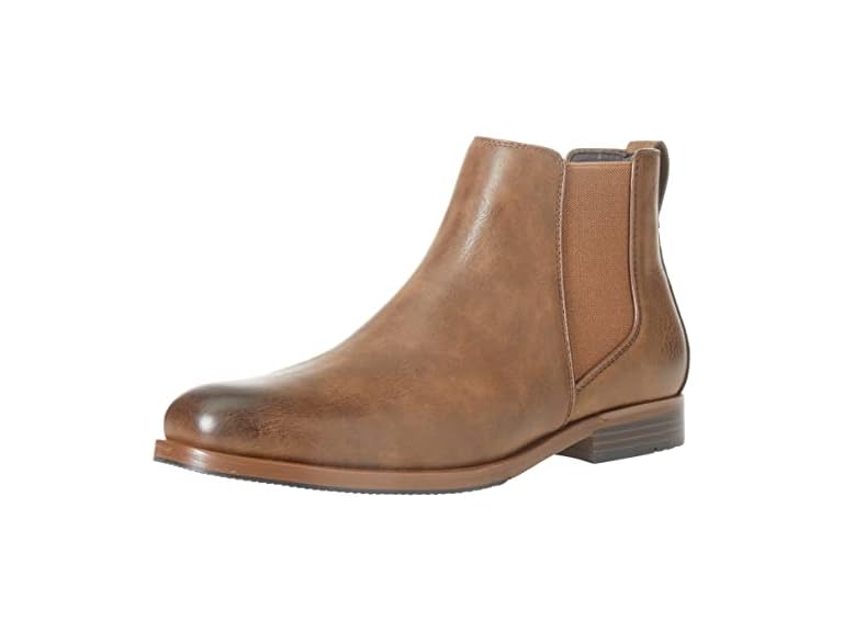 Amazon Essentials Men Leather Chelsea Boot
