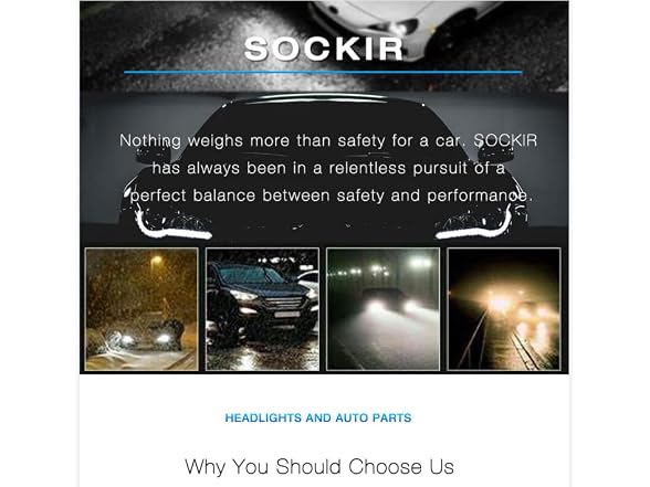 SOCKIR Headlight Assembly Pair Compatible with XLE