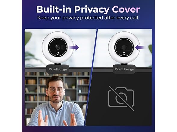 PixelForge 4K Webcam