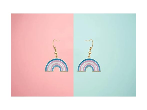 COLDDOX Rainbow Shape Dangle Earrings