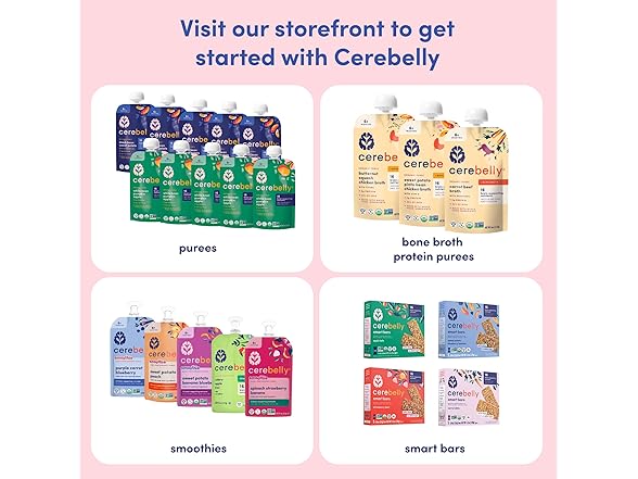 Cerebelly Sweet Potato Mango, 6pk