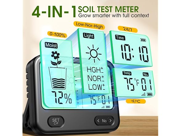 EDGEVEIL Soil Moisture Meter