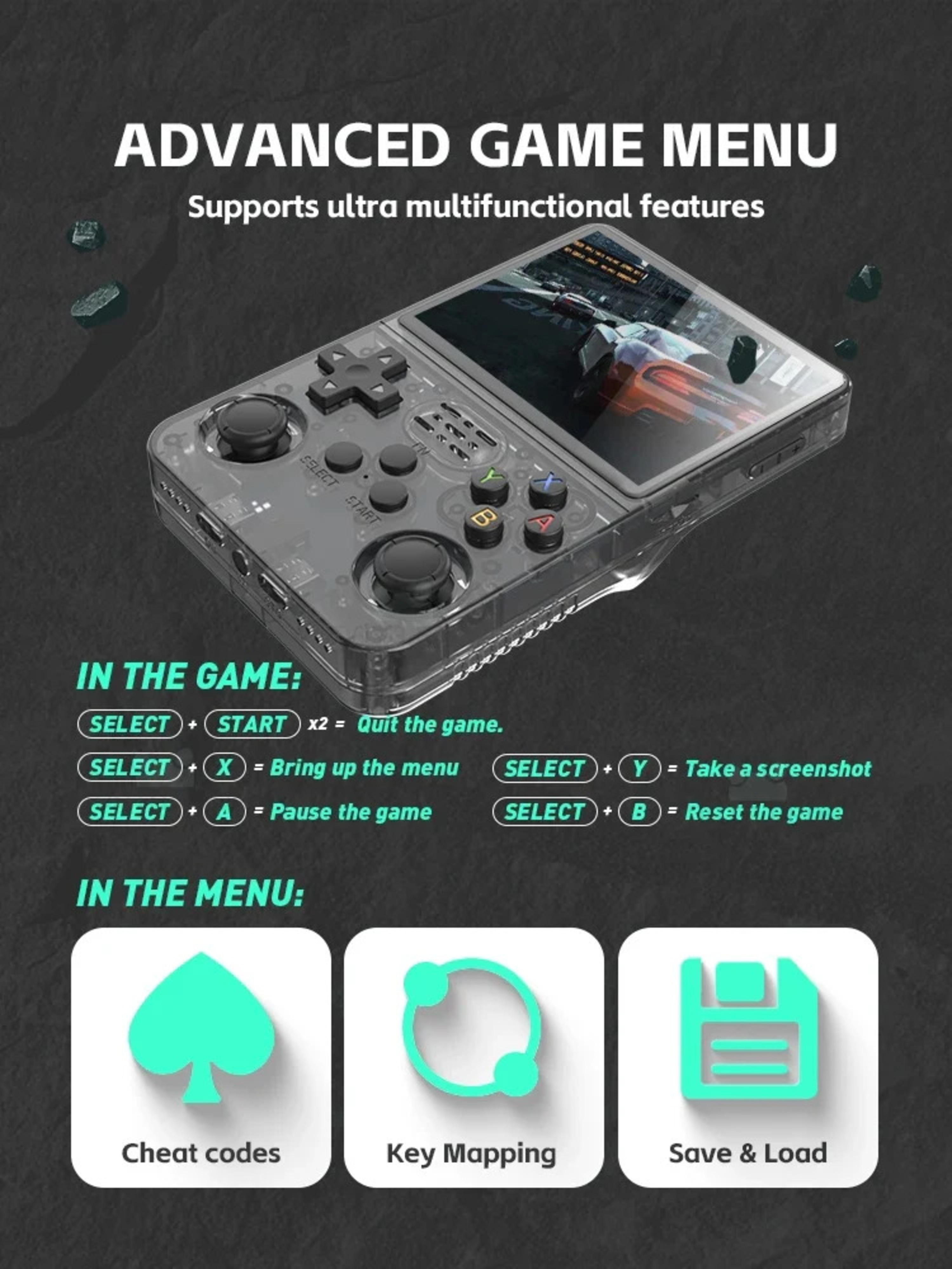 RetroRush Retro Handheld Gaming Console - Gallery 29