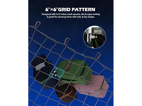 Orion Motor Tech 5'x7' Cargo Net for Trailer