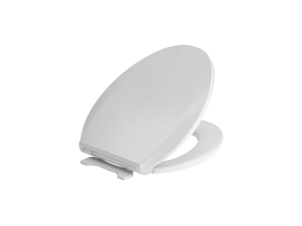 Centoco Elongated Toilet Seat, Slow-Close, Fast Fix Hinge, White