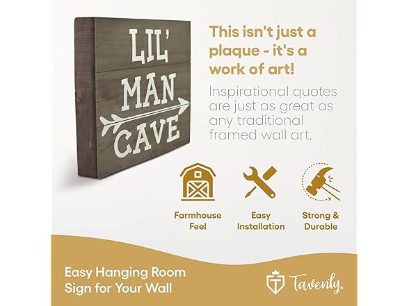 Ingeniuso Wooden Wall Sign