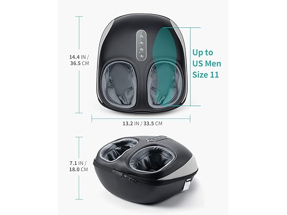 Nekteck Shiatsu Foot Massager with Air Compression