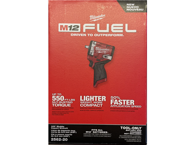 $169.99, Was $199, 14% Off! Milwaukee 2562-20 - M12 Stubby 3/8 Impact Wrench dealfomo