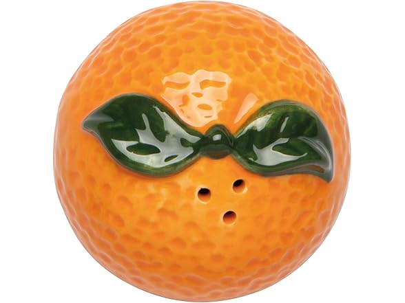 Jubilee Citrus Burst Stoneware Salt and Pepper Shakers 2.75 x 2in