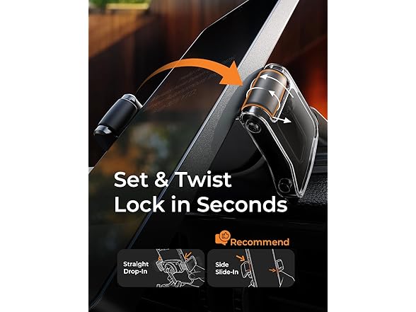 LISEN Suction Phone Mount for Car