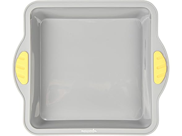 Restaurantware Square Gray Silicone Cake Pan