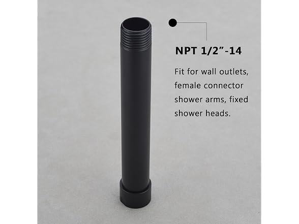 Shower Extender Arm, BSTIIU 4 Inch Extension 