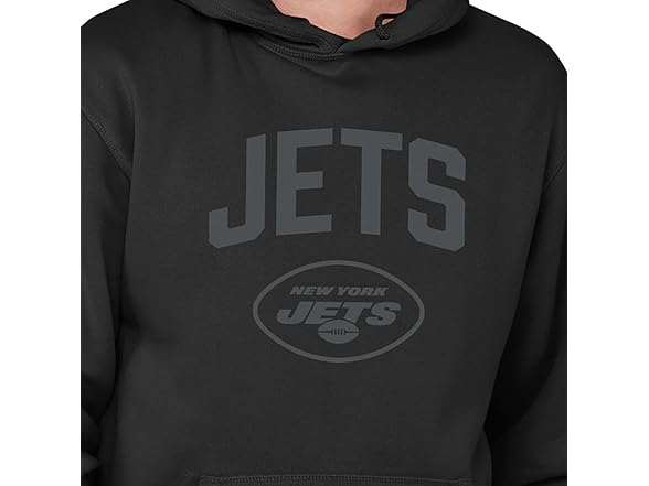 NFL Blackout Logo Hoodie Black
