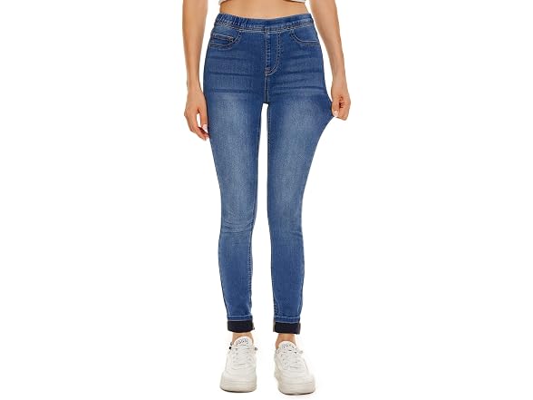 Loueera Women (L) Jeggings Stretchy Jeans